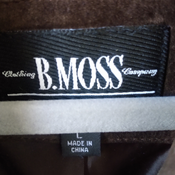 B. Moss Clothing Co. Suede Leather Blazer - Picture 8 of 9